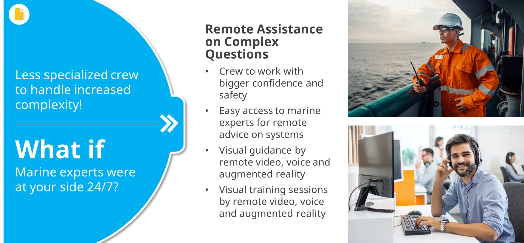 Remote Assistance On Complex Questions